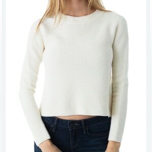 Club Monaco|Women’s Cream Wool Blend Long Sleeve Top- Size XS